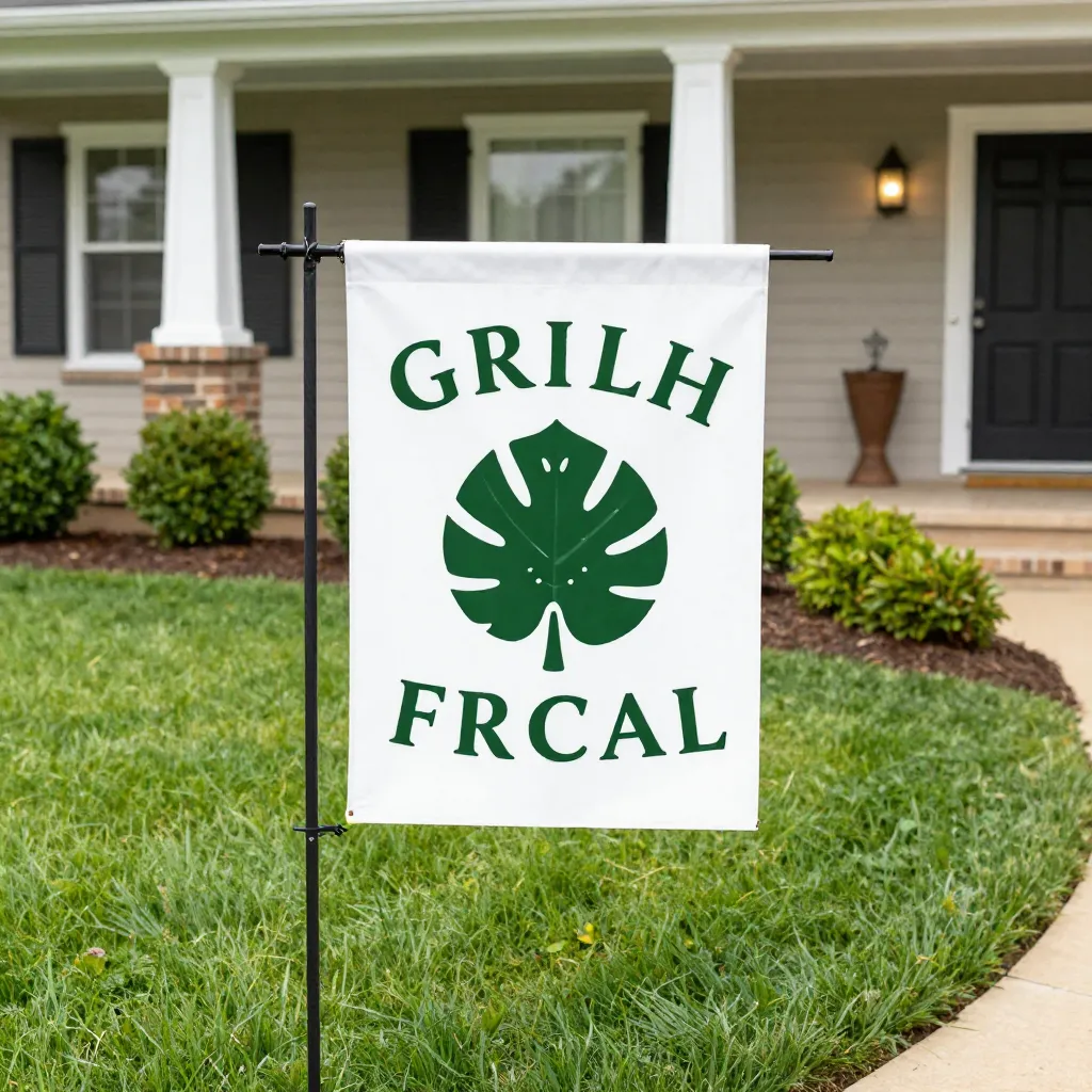 Featured garden flag design one