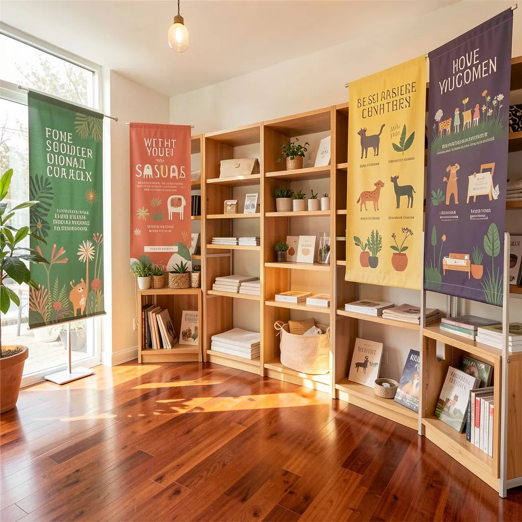 Holiday stars garden flag