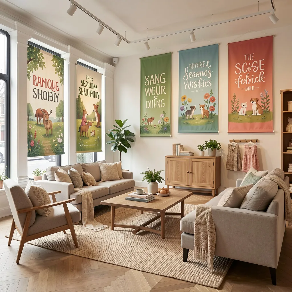 Tropical ocean yard banner