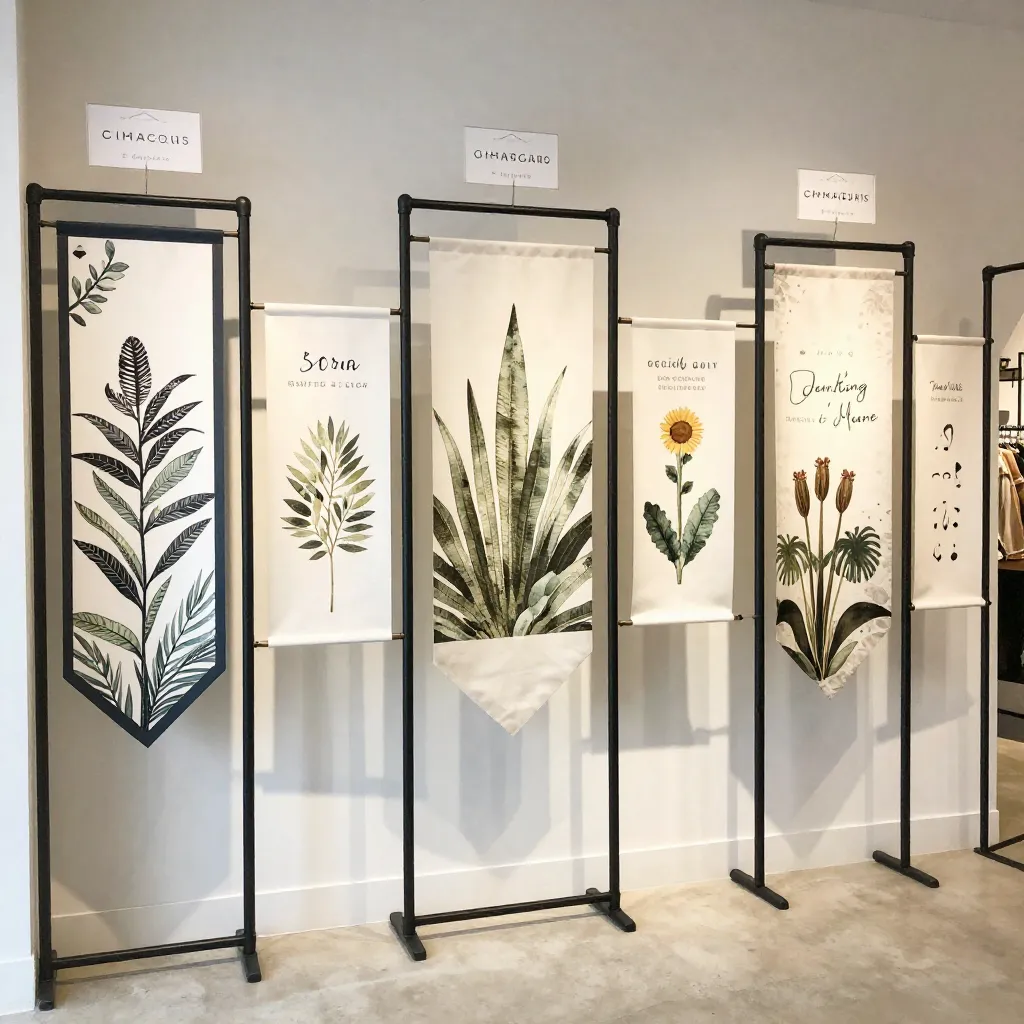 Holiday tree garden flag