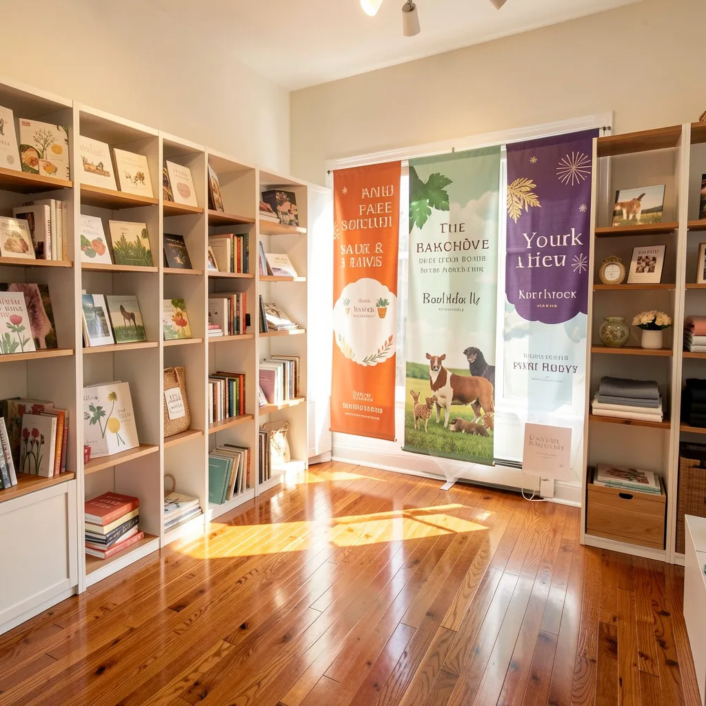 Spring bird yard banner